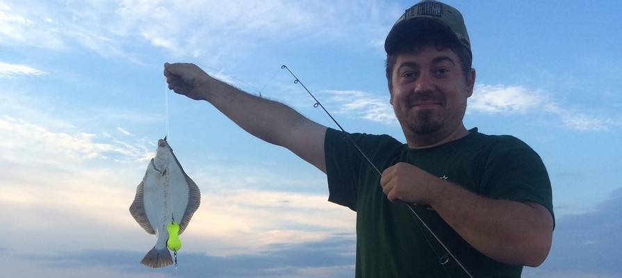 Fang en fladfisk Fang en fladfisk