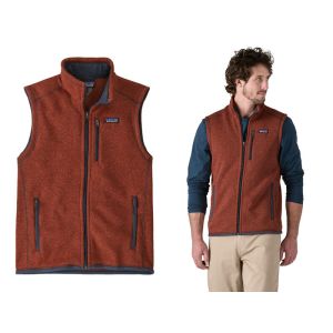 Patagonia Mens Better Sweater Vest - Burnished Red (BURR)