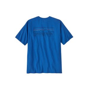 Patagonia Mens p-6 Logo Responsibili-Tee - P-6 Outline: Vessel Blue (POLV)