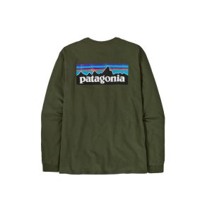 Patagonia Mens L/S P-6 Logo Responsibili-Tee - Torrey Pine Green (TPGN)