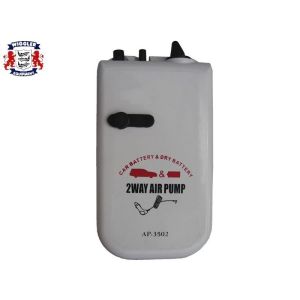 Luftpumpe til batteri + cigartænder