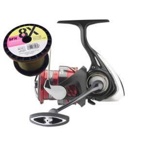 Daiwa 23 Ninja LT med Sufix 8X line