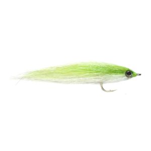 Fulling Mill Sparkle Minnow Chartreuse & White 2