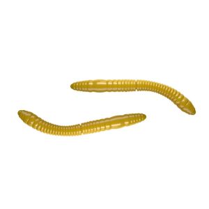 Libra Lures Fatty D'Worm Tournament 55 Garlic - 007 - Yellow