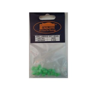 Lineaeffe Oval Luminous Hard Beads (Endegrej - blink)