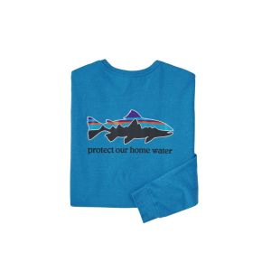 Patagonia L/S Home Water Trout Responsibili-Tee-XL-Anacapa Blue (APBL)