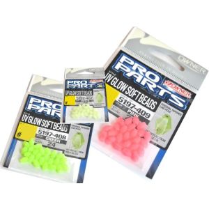 Owner UV Glow Soft Beads - selvlysende perler