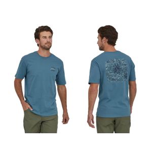 Patagonia All Home Water Organic T-Shirt-Abalon Blue (ABB)-S