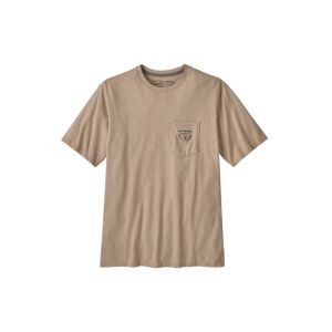 Patagonia Forge Mark Crest Pocket Responsibili-Tee-Oar Tan (ORTN)