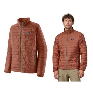 Patagonia Mens Nano Puff Jacket - Burl Red (BURD)