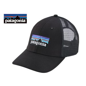 Patagonia P-6 Logo Trucker Hat-Black (BLK)