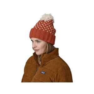 Patagonia Snowbelle Beanie - Offset Dot: Burnished Red (ODBU)