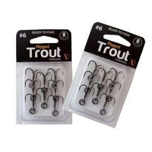 Rigged Trout gennemløber trekrog (Kroge - trekroge)