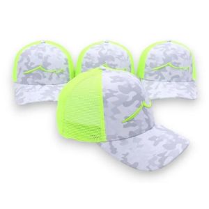 Searun 2024 Trucker Cap - Guide Camo Chartreuse