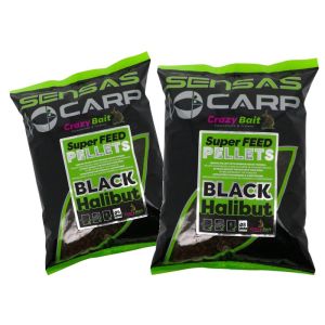 Sensas Super Feed Pellets Halibut Black