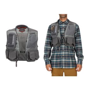 Simms Freestone Vest Pewter