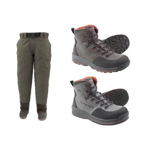 Simms Freestone Waist Waders Combo