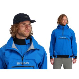 Simms Splash Cast Vadejakke Bright Blue