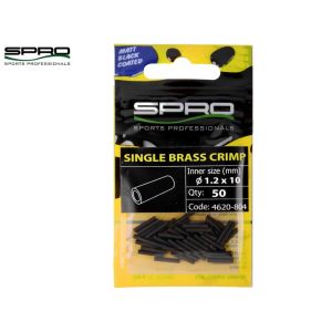 SPRO Single Brass Crimp - klemhylstre til forfang