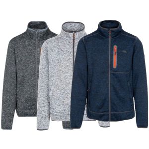 Trespass Mens Marl Fleece Jacket Bingham - Front
