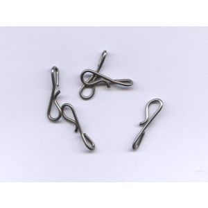 U.L. rustfri flueclips (fluesnapper) (Tilbehør - låse/svirvler/springringe)