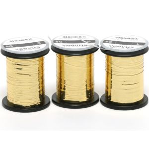 Veevus Silver & Gold Tinsel - Til fluebinding
