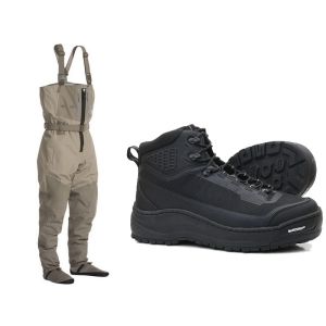 Vision Koski Zip - Musta Hiker - Waders sæt