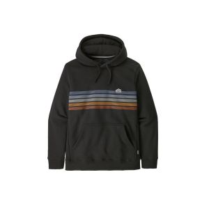 Patagonia Line Logo Ridge Stripe Uprisal Hoody - Ink Black (INBK)