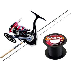 Okuma/Daiwa Kyst Combo m/påspolet fletline