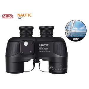 Astro Nautic 7x50 WP marinekikkert m/kompas