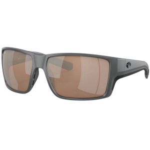 Costa Reefton Pro - Matte Gray frame - Copper Silver Mirror lenses - Front