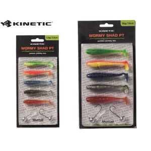 Kinetic Wormy Shad PT sortiment