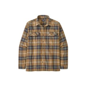 Patagonia L/S Organic Cotton MW Fjord Flannel Shirt-Forage: Mojave Khaki