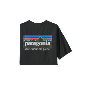 Patagonia P-6 Mission Organic T-Shirt-Ink Black (INBK)-M