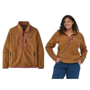 Patagonia Womens Retro Pile Marsupial-Nest Brown w/Amaranth Pink (NBAH)