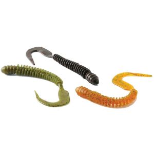 Rapture Ribbed Curly Tail 10cm (Endegrej - shadbait/jighaler)