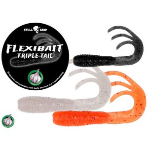 Skull Gear Flexibait Triple Tail (Endegrej - shadbait/jighaler)