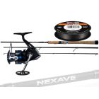 Shimano Nexave fiskesæt med fletline