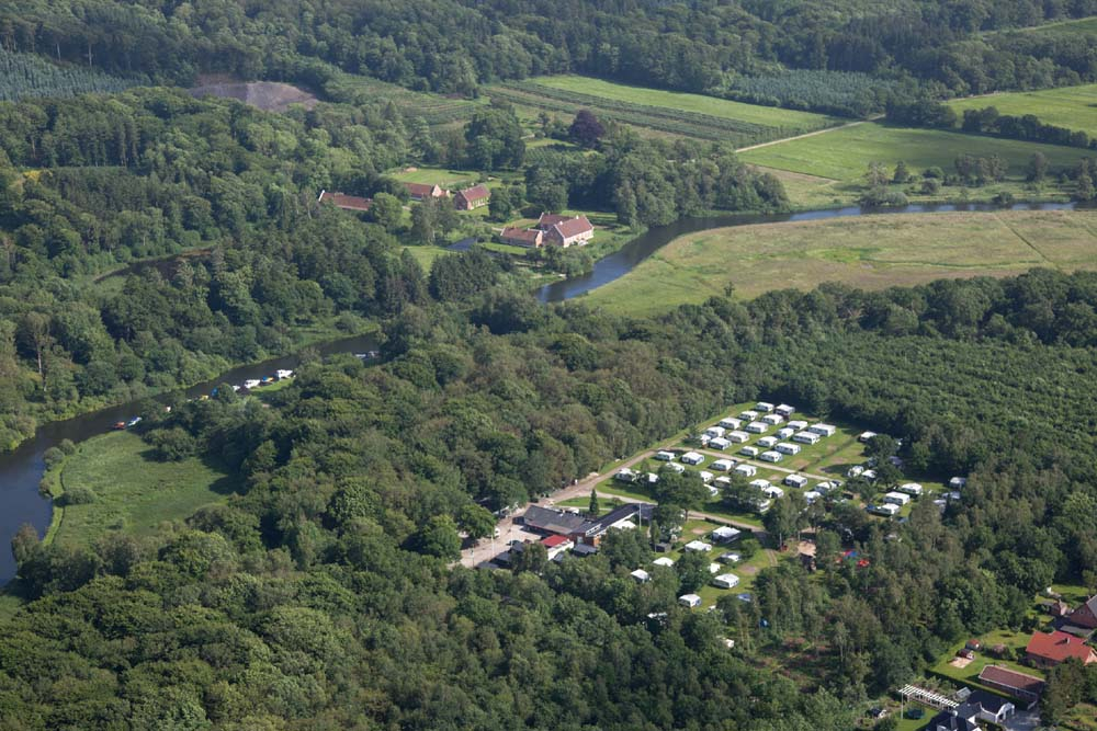 Langå Camping - luftfoto